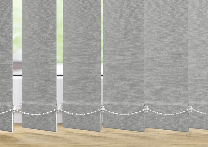 Toulouse (Blackout), Textured Dark Grey - Vertical Blind Slats - Image 3